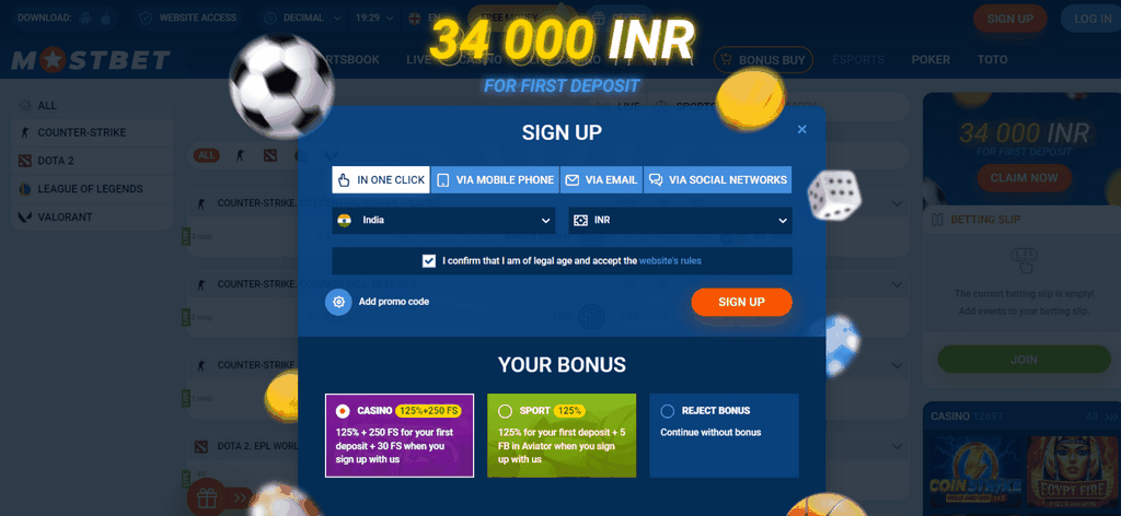 Сайт казино Mostbet Україна